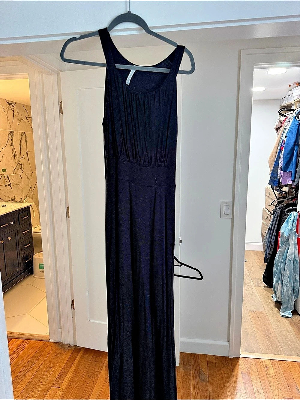 Sol Jeans Maxi Dress in Black Size Small Like New